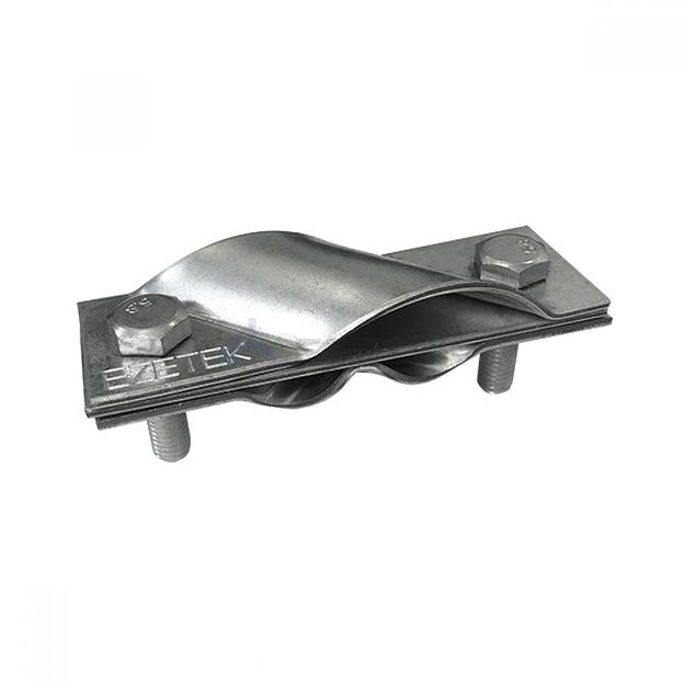 Зажим заземления стержень — полоса/пруток диагональный, нерж. фото 1