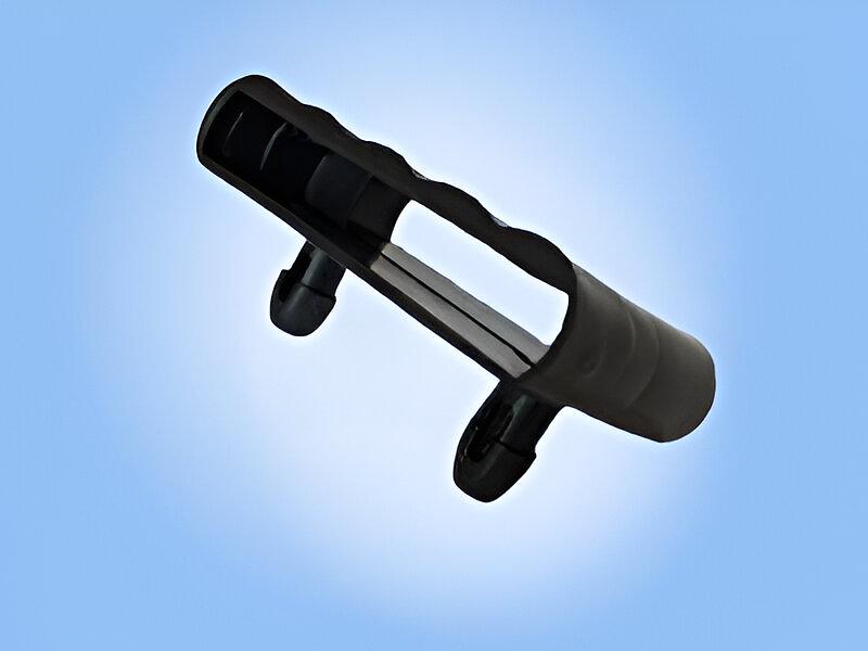 Латодержатель накладной ЛДП 54-10c для 2 латофлексов сечением до 53x9 мм (чёрный) ОПТ фото 2