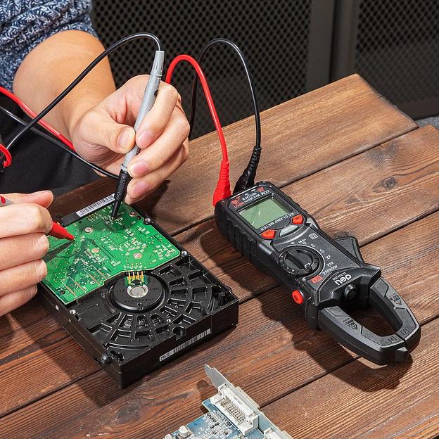 Измерительный и разметочный инструмент Deli Токоизмерительные клещи цифровые Deli DL334203 фото 4