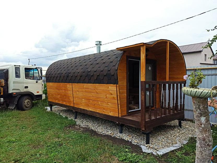 Баня «Премиум» 4 м, с верандой 2 м фото 3