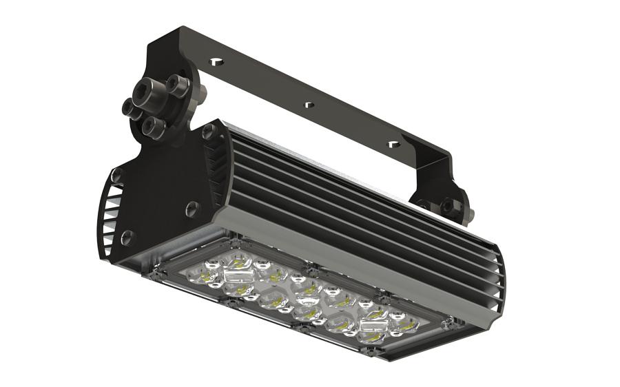 Профессиональный промышленный светильник на скобе МПС-301СС-Н, 30 Вт, IP54/IP67 ОПТ фото 1