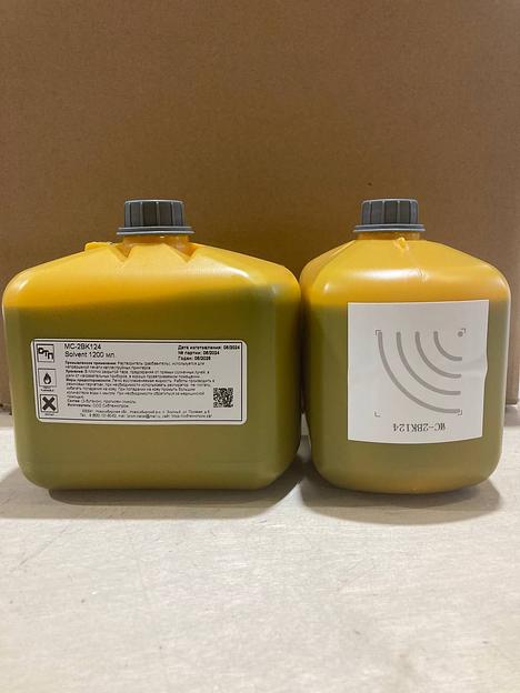 Растворитель чернил MC-2BK124, для маркировочных принтеров Domino, 1200 мл ОПТ фото 1