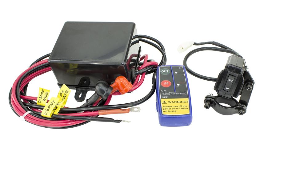 Лебедка для квадроцикла 12В 3000 lbs стальная ОПТ фото 2