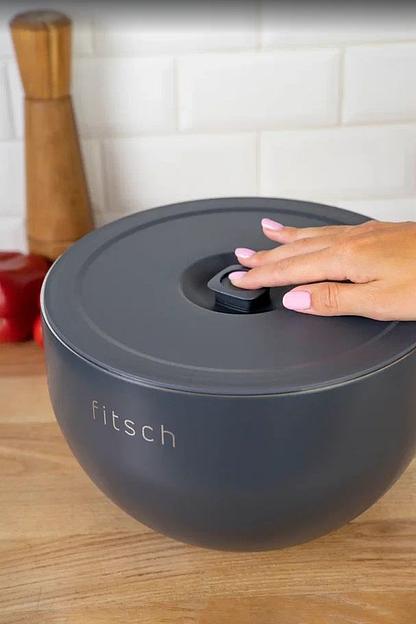 Термомиска с крышкой Fitsch, 5 литров, серая фото 2