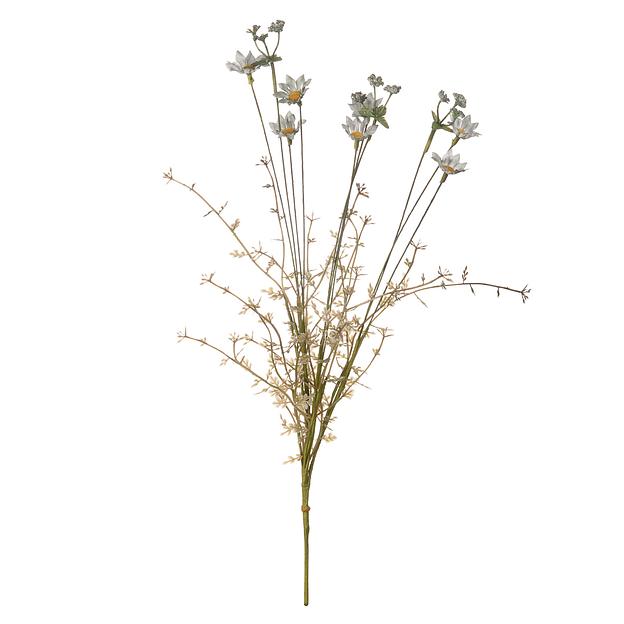 Искусственный цветок Первоцвет ночной, В500, темно-голубой фото 1