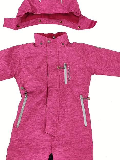 Комбинезон зимний без опушки 21-160 «Brooklin» розовый ОПТ фото 2