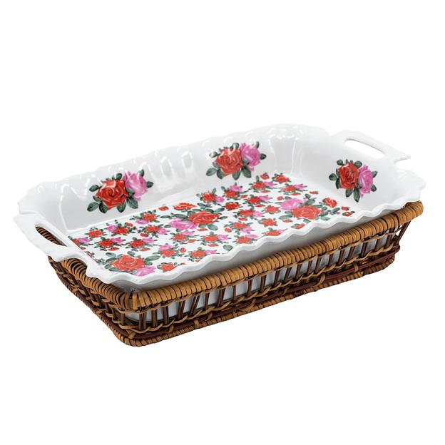RCE-035009-RR Блюдо прямоугольное фото 1