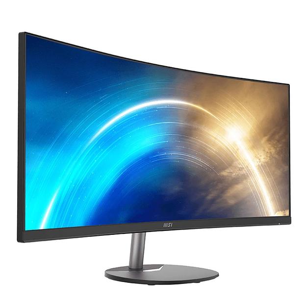 Монитор MSI PRO MP341CQ 34" 21:9 UWQHD(3440x1440) VA Curve1500R,1ms(MPRT),3000:1,100M:1,300nit,178/178,2xHDMI 2.0,DP 1.2,Tilt,Speaker,VESA,100Hz,Black,1y war-ty (9S6-3PB2CT-027) фото 2