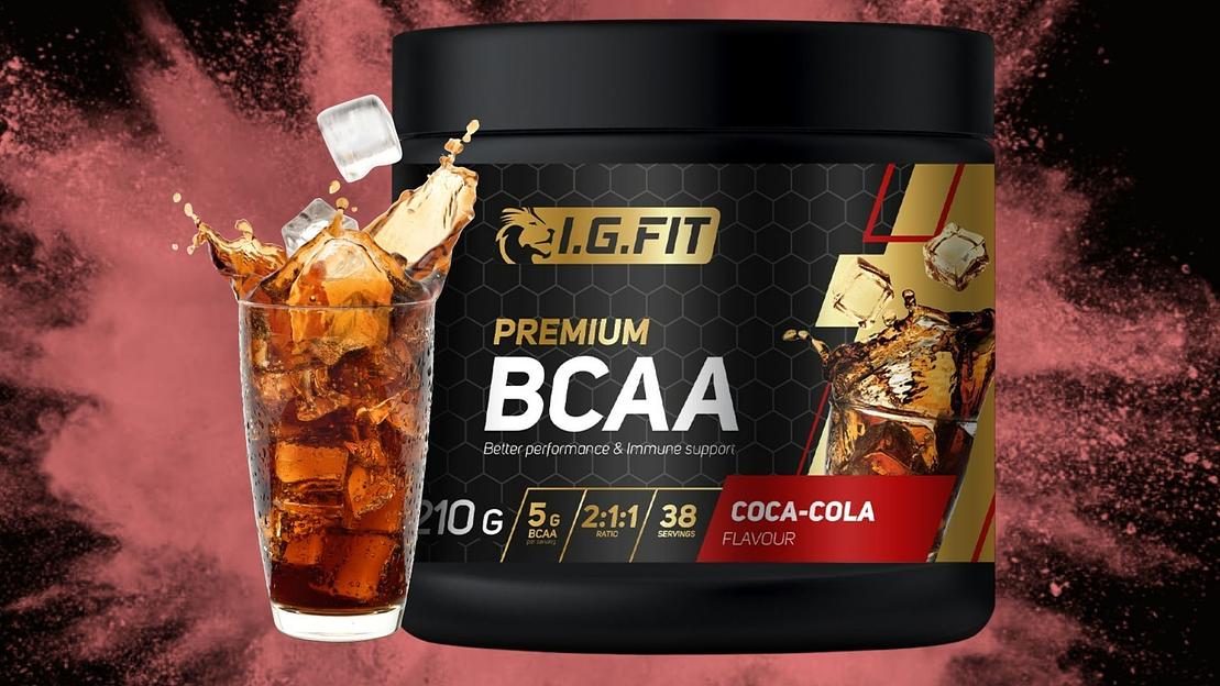Комплексная пищевая добавка BCAA кока-кола с мерной ложкой, 210 гр фото 1