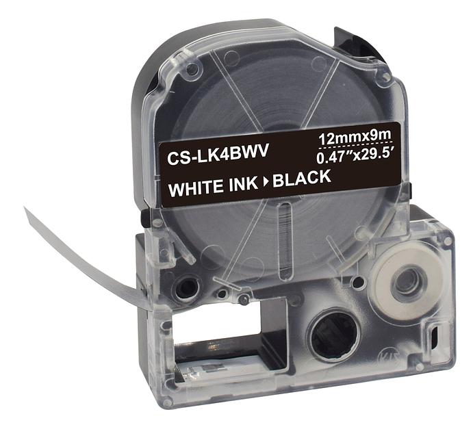 Картридж ленточный Cactus CS-LK4BWV черный для Epson LW300/LW400/LW700/LW600P/LW1000P фото 4