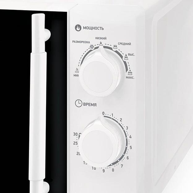 Микроволновая Печь BBK 20MWS-771M/W-M 20л. 700Вт белый фото 2