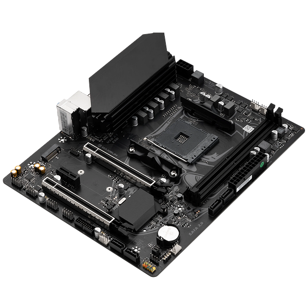 Материнская плата Maxsun MS-Terminator B550M B550, AM4, 2*DDR4, 1*PCIEx16, 1*PCIEx4, 1*PCIEx1, 1*M.2, 4*USB3.2Gen1, 6*USB2.0, 4*SATA3.0, 1G, VGA, HDMI, M-ATX, RTL фото 5