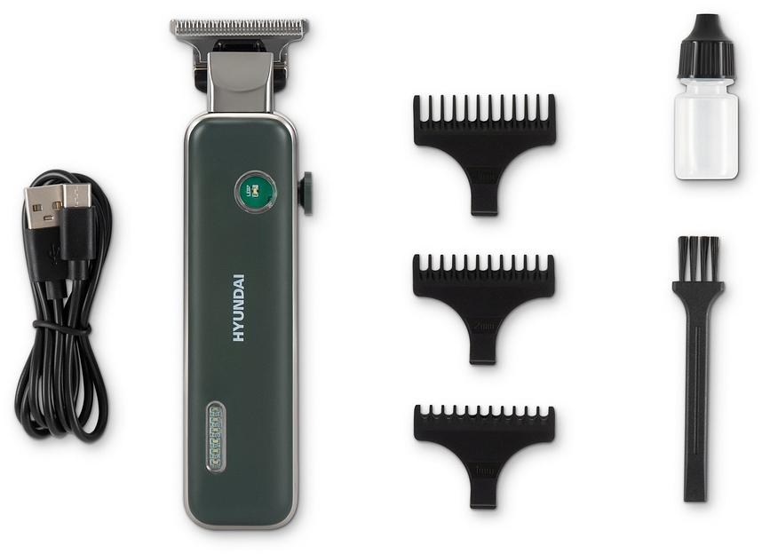 Триммер Hyundai H-HT6070 зеленый (насадок в компл:3шт) фото 10