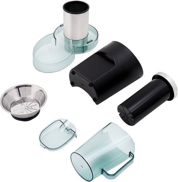 Соковыжималка центробежная Kitfort KT-1120 800Вт стальной/черный фото 4