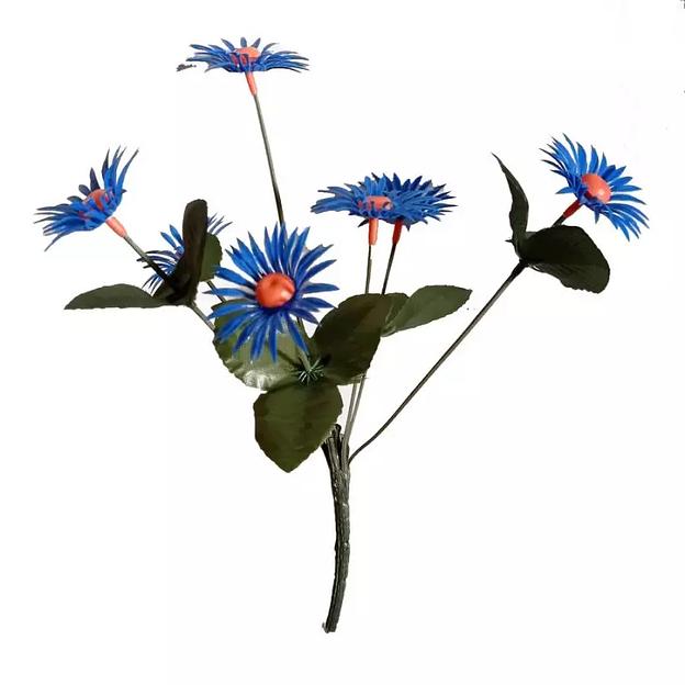 Букет астры 7 голов 30см 311-9274 фото 4