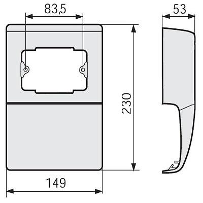 SBA3 W  Коробка под розетку фото 1