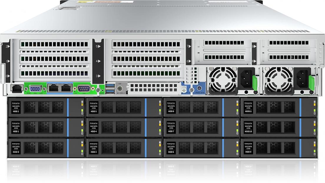 Сервер IRU Rock g4236ag3 2x7313 2x32Gb 9361-16i 2x1300W w/o OS (2098238) фото 2