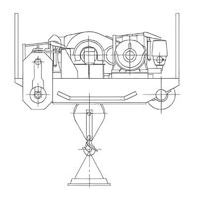 Тележка грузовая г/п 16т, режим работы А5 фото 5