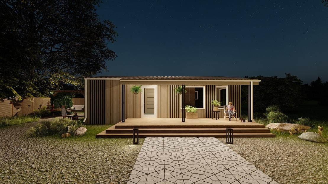 Проект дома «Финляндия M» домокомплект фото 1