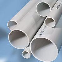 Труба ПВХ жёсткая атмосферостойкая д.20мм, тяжёлая, 3м, цвет серый фото 1