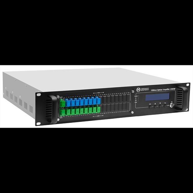 Оптический усилитель VERMAX для сетей КТВ, 2 входа, 16*22dBm выходов, PON фильтр фото 2