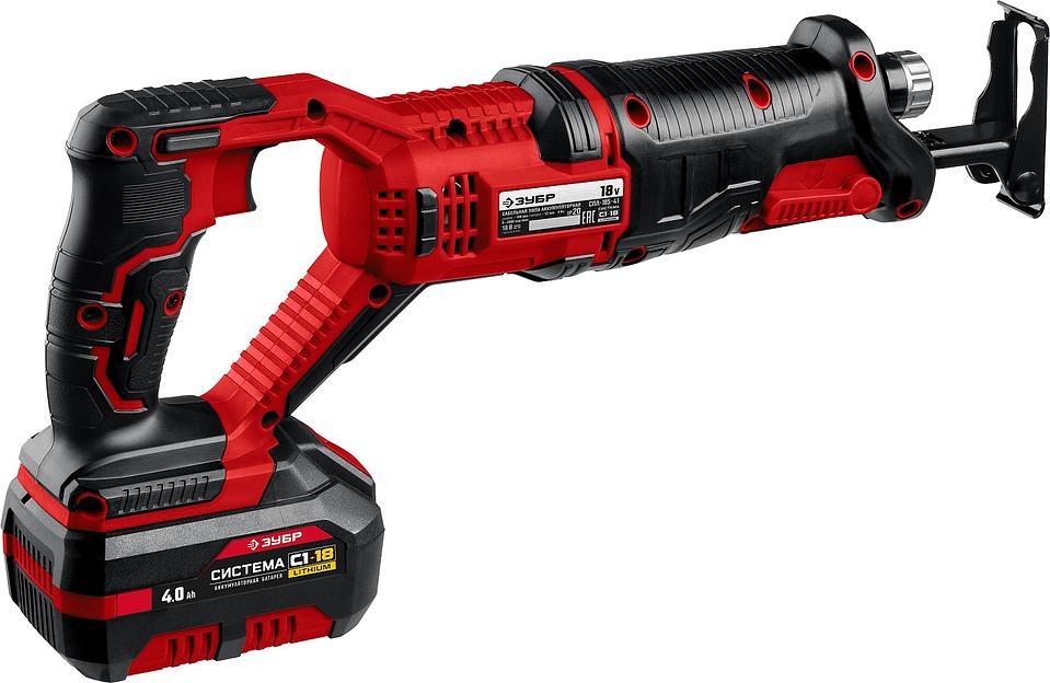 Сабельная пила Зубр СПЛ-185-41, аккумуляторная фото 3