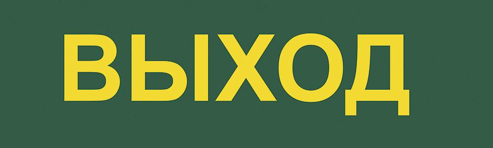 Светильник аварийный светодиодный LEDх30 6ч постоянный с наклейкой ВЫХОД IP20 фото 4