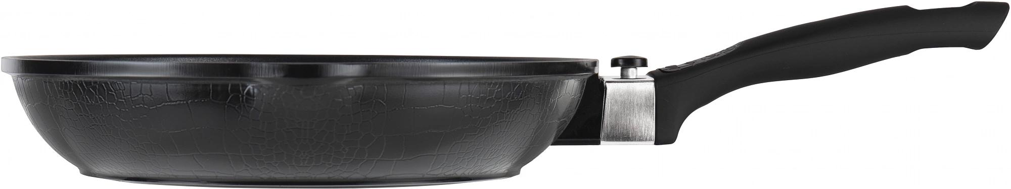 Сковорода Rondell Escurion RDA-894 круглая 26см покрытие: Xylan Plus ручка съемная (без крышки) черный фото 1