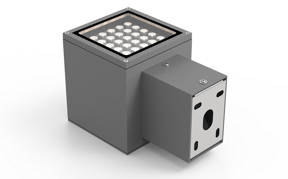 Точечный архитектурный светильник «Гранит» односторонние 1B100 145 28W 220V 24-60LED фото 2