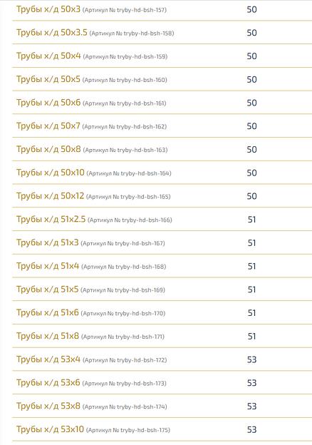 Трубы х/д ОПТ фото 2