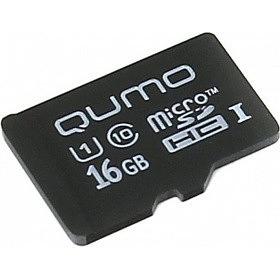 Micro SecureDigital 16Gb QUMO QM16GMICSDHC10U1NA {MicroSDHC Class 10 UHS-I} фото 1