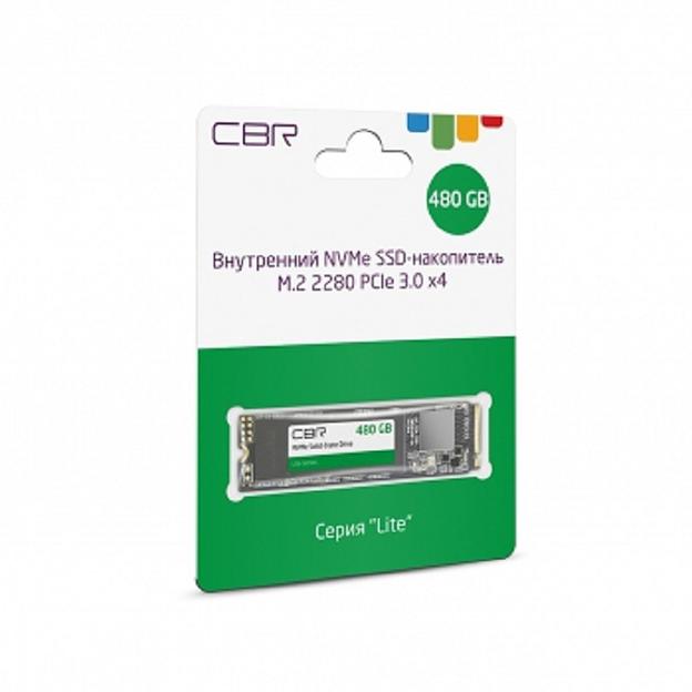 CBR SSD-480GB-M.2-LT22, Внутренний SSD-накопитель, серия "Lite", 480 GB, M.2 2280, PCIe 3.0 x4, NVMe 1.3, SM2263XT, 3D TLC NAND, R/W speed up to 2100/1600 MB/s, TBW (TB) 240 фото 2