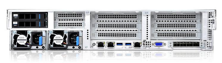 Серверная платформа SNR-SR2225RS,Rack 2U,2xXeon 1-2st Gen TDP 205W(LGA3647), 24xDDR4/2666MHz(upto 3TB),25xHDD SSF SATA,noRAID,3xPCix8 riser,2x550W (SNR-SR2225RS) фото 2
