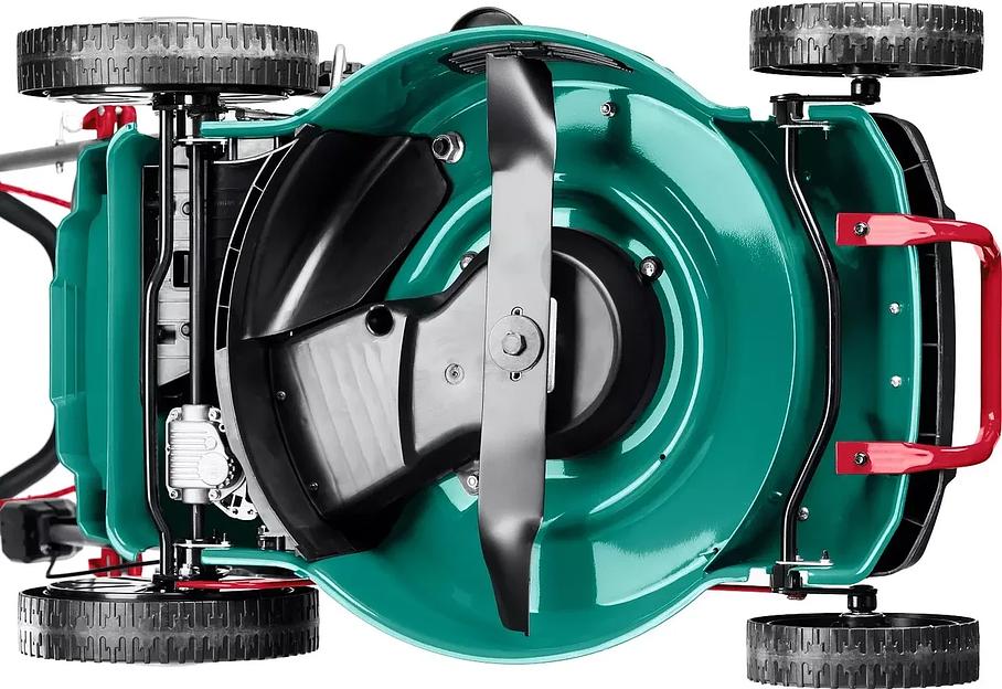 Газонокосилка бензиновая самоходная, ЗУБР 4.8 кВт, 6.5 л. с., 510 мм, серия «Мастер» (ГБС-510) фото 6