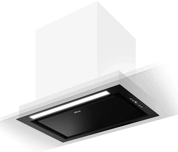 Вытяжка встраиваемая Elica Hidden ADV PLUS @ BLGL/A/52 черный управление: кнопочное (1 мотор) фото 1