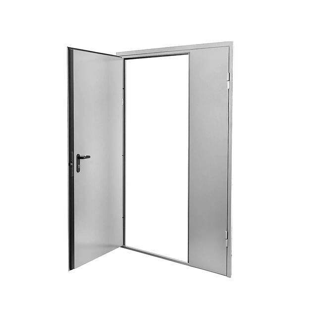 Противопожарная дверь РПК ДМПГ-60-2 левая 128х208см светло-серый фото 2