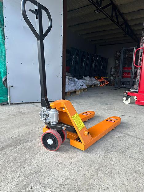 Гидравлическая тележка (рохла) короткая, г/п 2 т фото 2