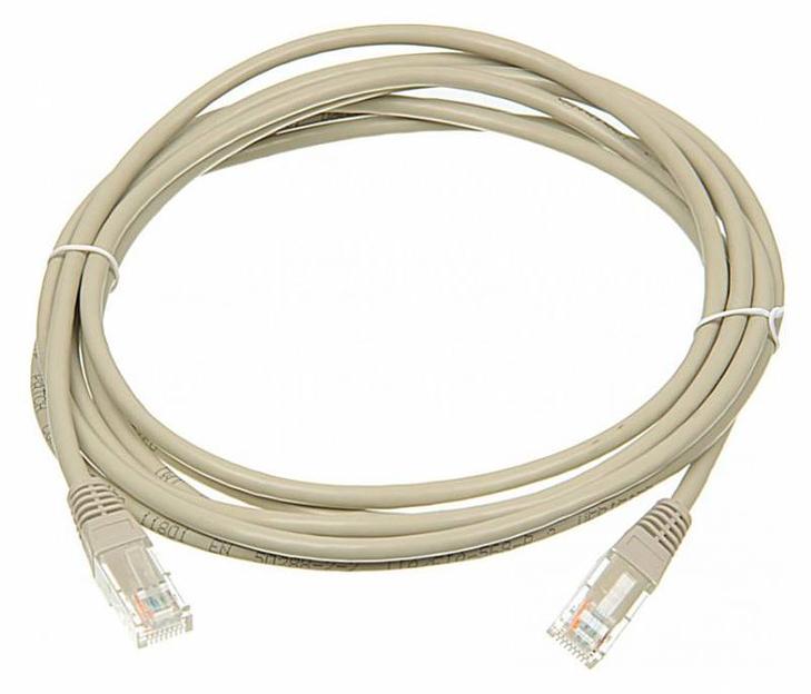 Патч-корд Lanmaster TWT-45-45-3.0/6-GY вилка RJ-45-вилка RJ-45 кат.6 3м серый ПВХ (уп.:1шт) фото 1
