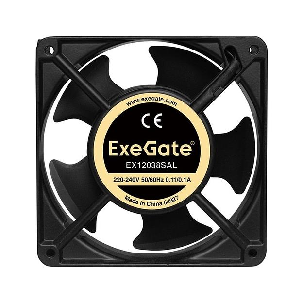 Exegate EX289020RUS Вентилятор 220В ExeGate EX12038SAL (120x120x38 мм, Sleeve bearing (подшипник скольжения), подводящий провод 30 см, 2600RPM, 42dBA) фото 1