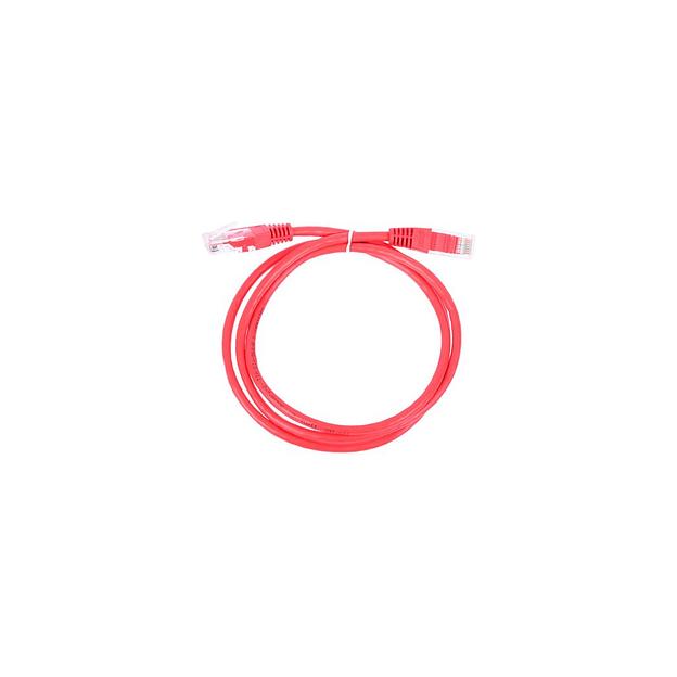 Патч-корд LanMaster вилка RJ-45, вилка RJ-45, кат.5E, ПВХ, 0.5м, красный [twt-45-45-0.5-rd] фото 1