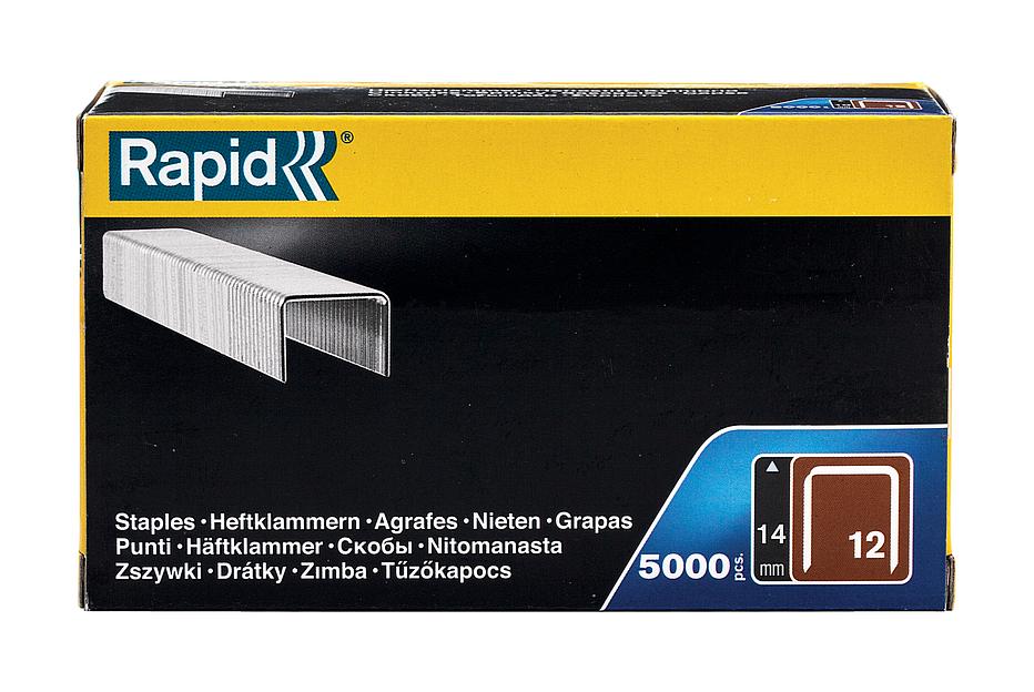 RAPID тип 80, 14 мм, 5000 шт, тонкие широкие скобы (40100521) фото 2