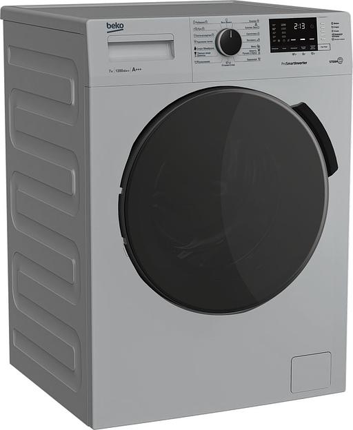 Стиральная машина Beko RSPE78612S класс: A+++ загр.фронтальная макс.:7кг серебристый инвертер фото 2