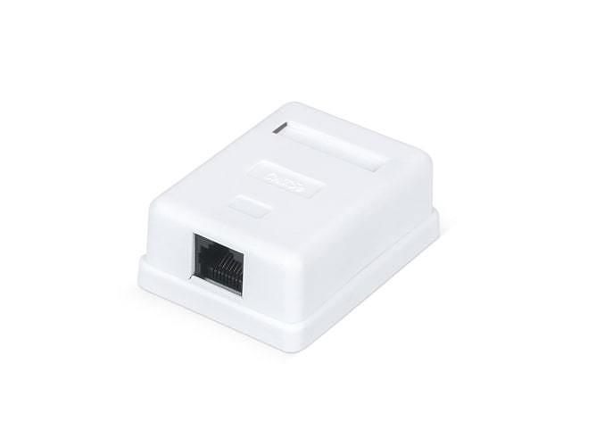 Настенная розетка Ripo, 1 порт, Cat.6(Класс Е), 250МГц, RJ45/8P8C, Dual IDC T568A/B, неэкраниров, фото 1