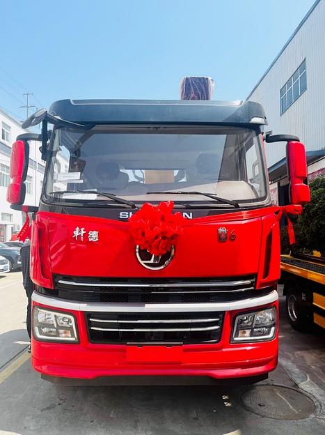 Бортовой грузовик с телескопическим манипулятором SHACMAN-Xuande грузоподъемность 12 тонн фото 1