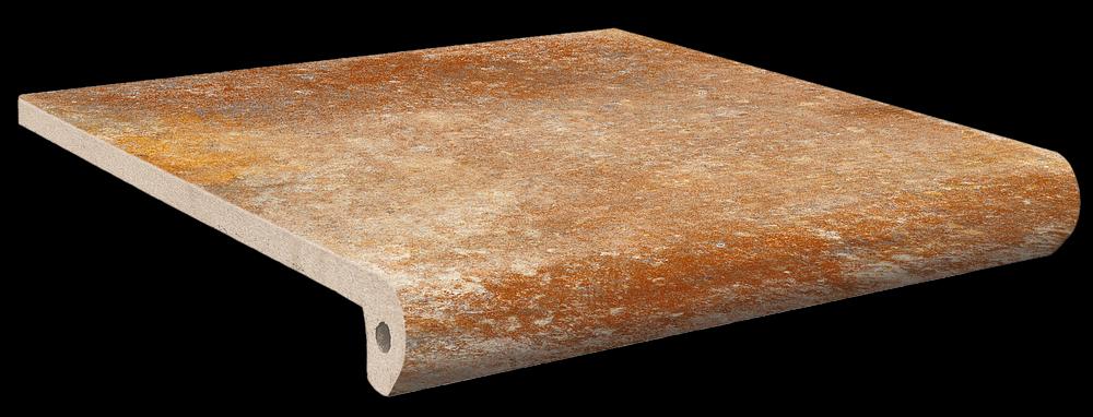 Ступень клинкерная фронтальная Exagres Lucca Terra Peldano ML 33x33 фото 1