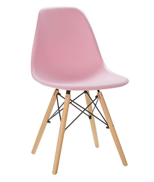 Стул в стиле Eames dsw розовый 1 шт ОПТ фото 1