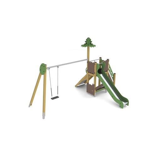 Игровой комплекс «Наш Двор», серия Сибирь, артикул S1114 фото 1