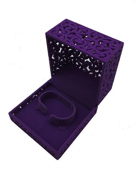 Футляр ажурный под часы и браслет (сиреневый) ОПТ фото 1