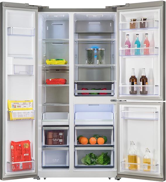 Холодильник Бирюса TD 563 I 2-хкамерн. нержавеющая сталь фото 1