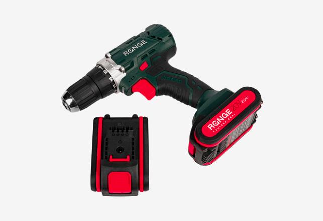 Аккумуляторная дрель шуруповёрт Range RCD20/2.0-PRO фото 5